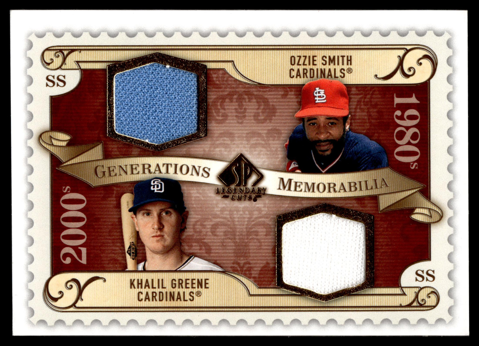 2009 SP Legendary Cuts #GM-SG Smith/Greene