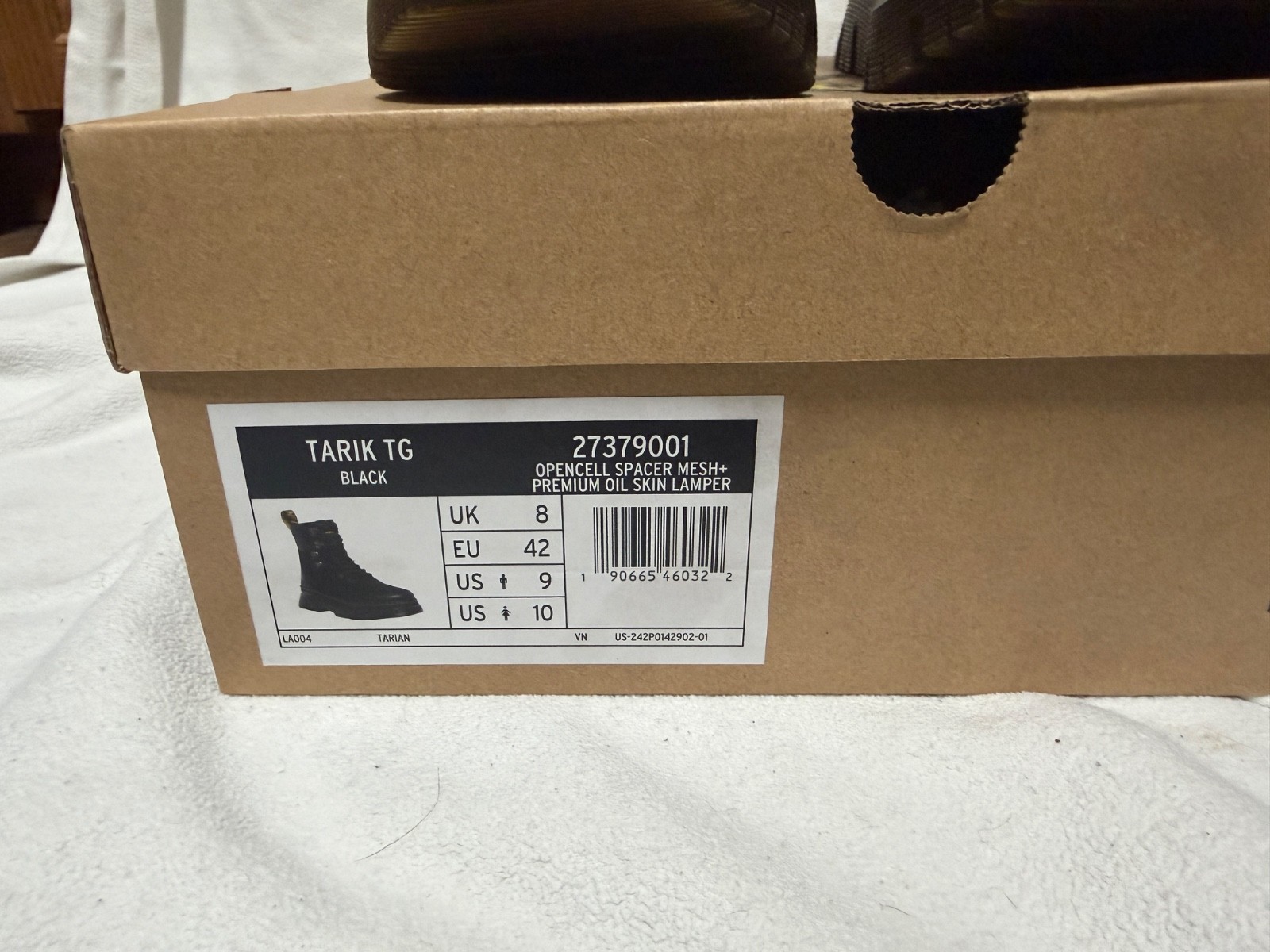Dr. Martens Tarik TG Utility Boots black Combat Tactical Mens Size 9 image 6