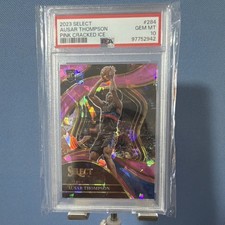Panini 2023-24 Select Courtside Ausar Thompson #284 Pink Cracked Ice /99 RC PSA…