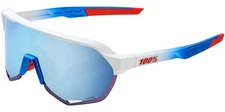 100% S2 TotalEnergies Team White Wrap Sunglasses w/ Bonus Lens 60006 00017 Korea