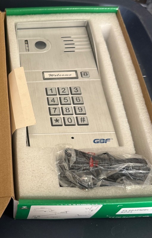 NEW GBF Smart Video Door Phone & Doorbell Intercom System with a Smart keypad -