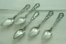 Rogers SUNKIST 1910 5 oraage fruit spoons promotion giveaways