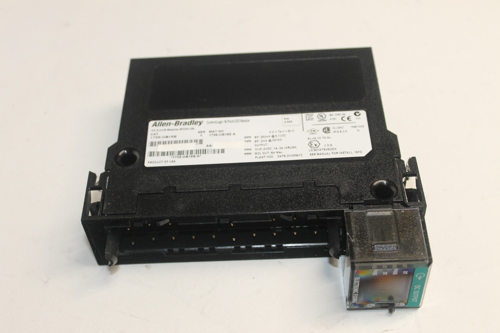 Allen Bradley 1756-OB16E ControlLogix 16 Point Digital Output Module