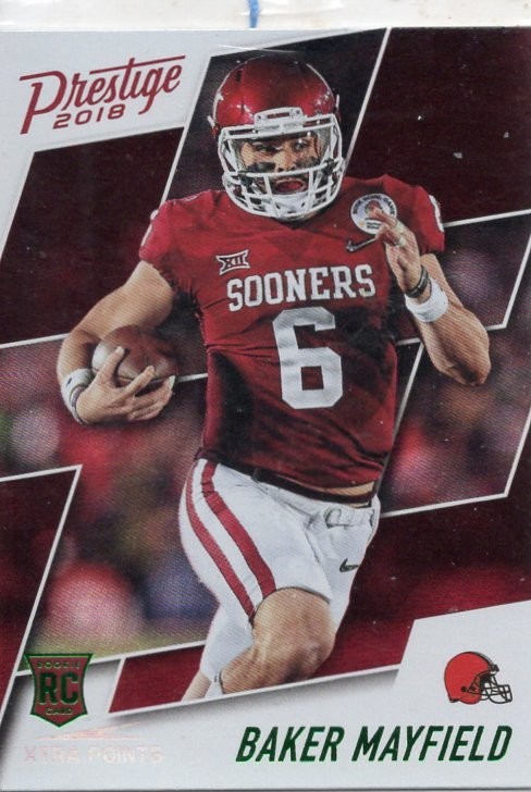 2018 PANINI PRESTIGE BAKER MAYFIELD RC #203