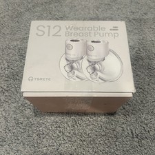 TSRETE S12 White Lightweight Double Wearable Electric Breast Pump 2 Pack