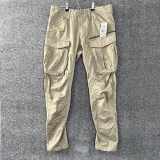 G-Star Raw Mens Rovic Zip 3D Straight Tapered Cargo Pants Size W31/32 Bnwt 140