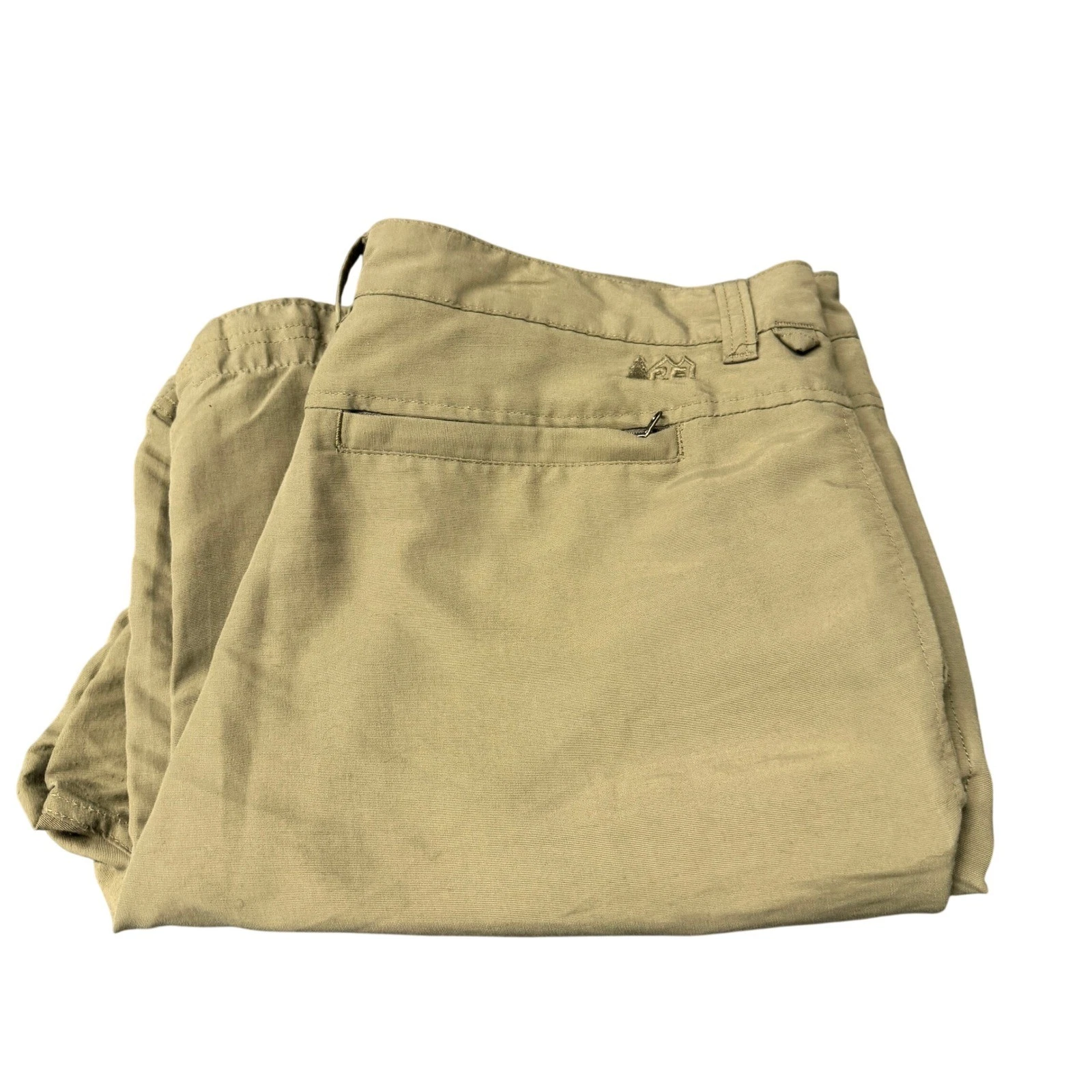 REI Hiking Pants Mens 38x30 Sahara Khaki Green Outdoor