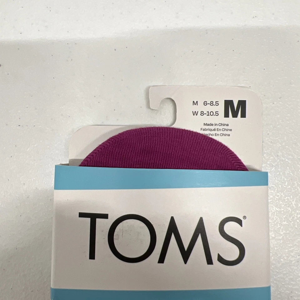 Paquete de 3 calcetines para mujer Toms Ultimate No Show Flower Fields medianos (8-10,5) nuevos con etiquetas Foto 3 de 4