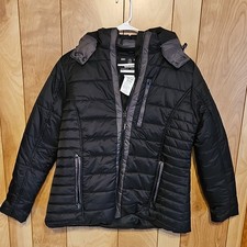 RefrigiWear 0473R Black Insulated Work Jacket Unisex Mechanic Construction