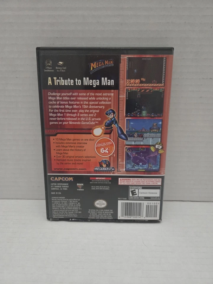 Mega Man Anniversary Collection Nintendo GameCube, 2004 CIB Complete - EUC - Image 2 of 4