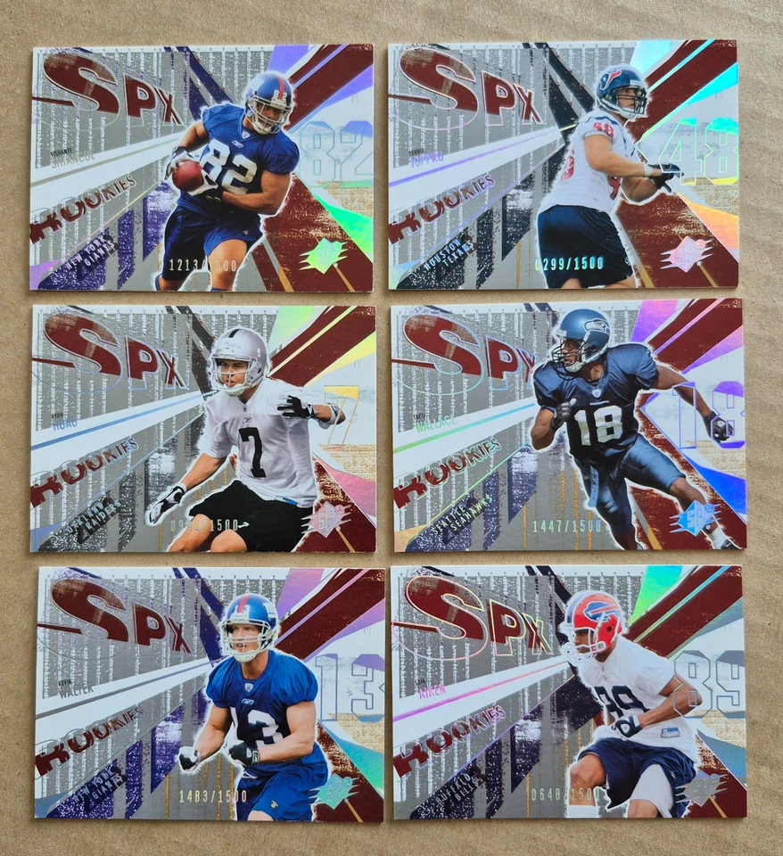 2003 Upper Deck SPX Rookies * YOU PICK * #ed /1500 Complete Your Set - Image 2 of 2