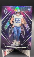 2024 Panini Phoenix - Rookies Braden Fiske #160 Purple Fade (RC)