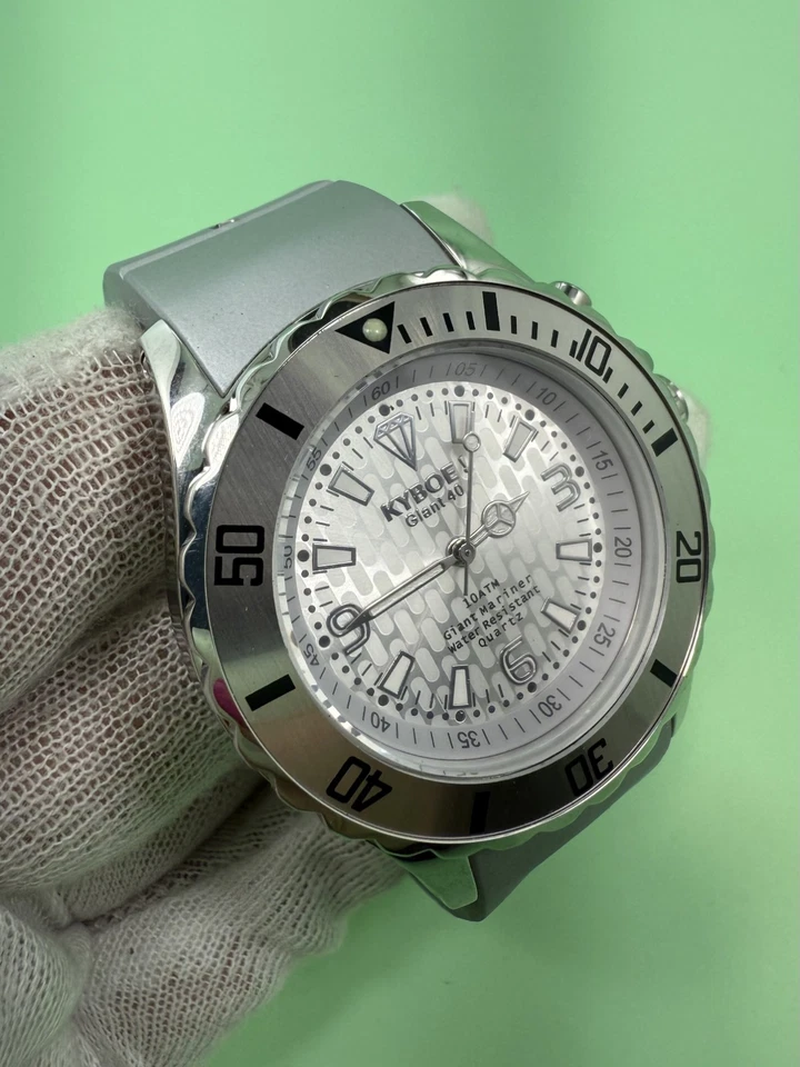 KYBOE! Reloj de cuarzo Giant Mariner 40 mm gris 10 ATM resistencia al agua SC13.40-001 Foto 4 de 4