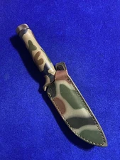 Parker Brothers Fixed Blade Camo Survival Knife Japan