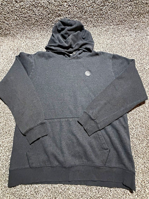 Volcom Men's Pullover Hoodie Gray XL Fleece Pockets Logo MPN A4101929