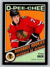 2019-20 O-Pee-Chee Marquee Rookies Black Border Parallel Kirby Dach RC /100