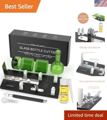 Glass Bottle Cutter Set with Cutting Oil DIY Glass Bottle Cutting Tool Kit