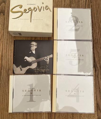 Andres Segovia: A Centenary Celebration (CD, 1994, 4 Disc Box Set, MCA) Good - Picture 2 of 19