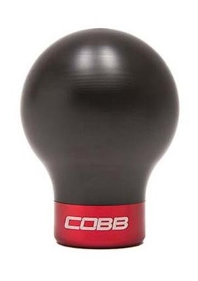 COBB For Subaru 6-Speed Shift Knob Black With Race Red Collar