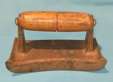 OLD ANTIQUE BRONZE/BRASS CONCRETE MASONRY EDGER GROOVING TROWEL TOOL #6