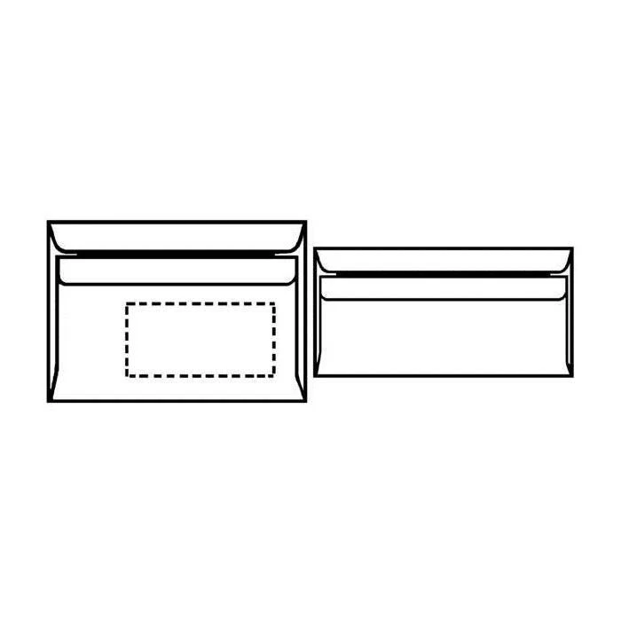 [768614] herlitz envellope, format C6, sans fenêtre, blanc, paquet de 25 - Photo 1/1