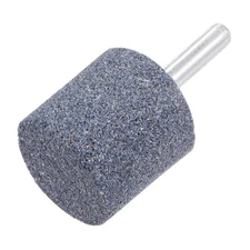 15pcs Abrasive Mounted Stone 1/4" Shank 1.18" Cylindrical Corundum Grinding Head