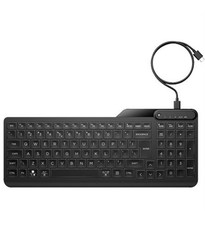 NEW HP 7N7C1UT ABA 405 Multi-Device Backlit Wired Keyboard 7N7C1UT - Cable