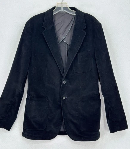 Vintage PS Paul Smith Gents Mens Black Velvet Blazer Jacket Sz 40/50 video thumbnail