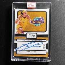 2025 Panini One and One WNBA Lisa Leslie Team Titans Auto Purple /25 Sparks