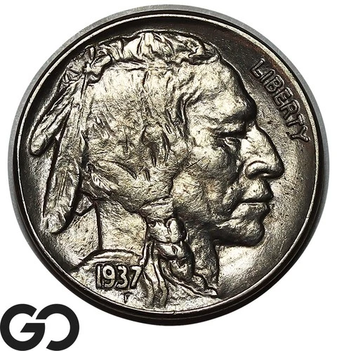 1937 Buffalo Nickel, Frosty Gem BU++