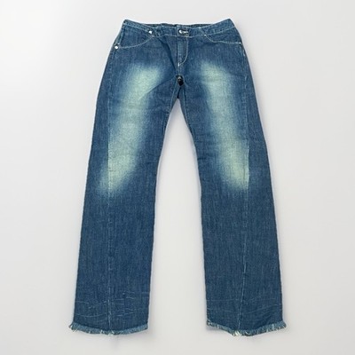 Levi s Engineered Twisted Twist Twister Vintage Y2K Jeans Blue Denim size 29x32