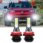 LED Fog Light Bulbs H8 H16 H11 Fog Light Bulb White 6500K High Power DRL Lamps