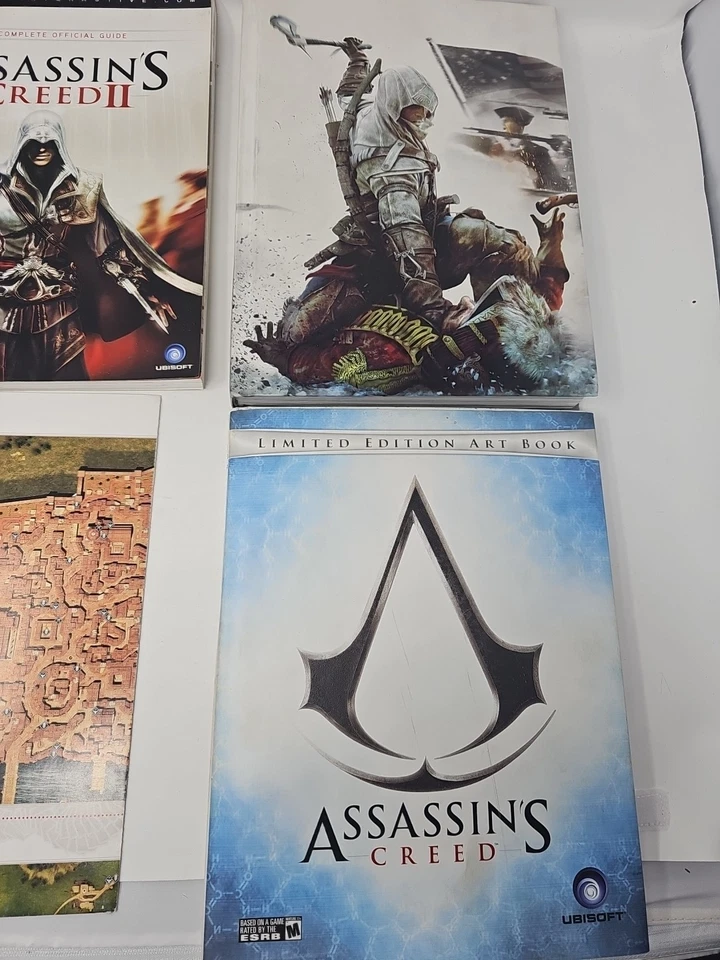 Assassin's Creed 1 2 3 Official Strategy Guide Books and Art Lot of 4 - Image 4 of 4