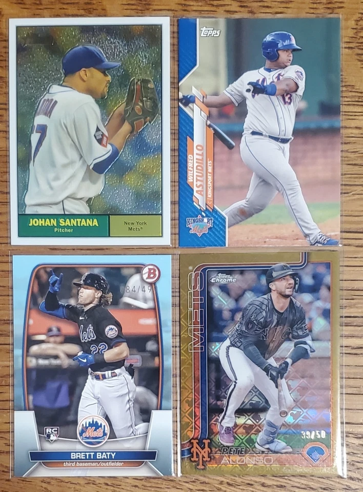 New York Mets Numbered Card Lot - 2005-07 2009 2010 2020 2021 2023 2024 2025 - Image 3 of 4