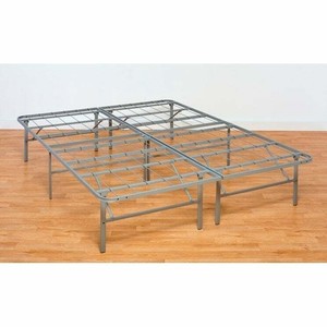 Rize Platform Bed Base Full No Box Spring Required Silver ...