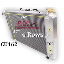 4 Rows Aluminum Radiator For G-body 78-87 Monte Carlo Grand Prix Regal Cutlass