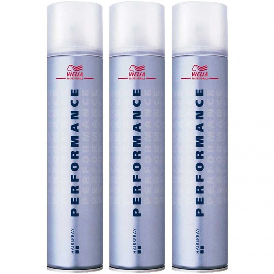 WELLA PROFESSIONALS - PERFORMANCE HAIRSPRAY 2 ⏹ ⏹ ULTRA HOLD 500ML- Pack of 3