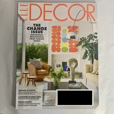 ELLE Decor Magazine October 2021 The Change Issue Reinvention Renovation Design
