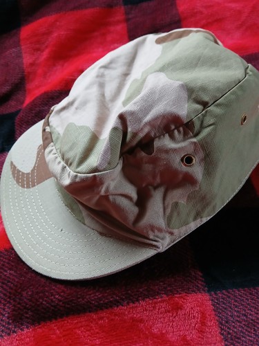 Berretto rotondo US Military Surplus clima caldo cotone ripstop deserto mimetico 7 3/4" - Foto 2 di 11