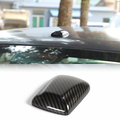 Carbon Fiber Antenna Base Cover Trim Decora for Dodge Challenger Charger RAM 10+