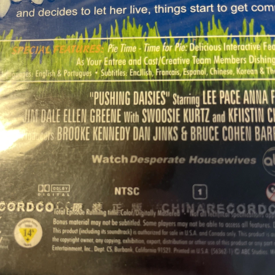 Pushing Daisies Season 2 DVD Complete Second Series (4 DISC) REGION 1 Sealed - Image 3 of 4