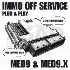 🌀 IMMOBILIZER DELETE IMMO OFF SERVICE FOR VW VOLKSWAGEN AUDI MED9 MED9.1 MED9.X
