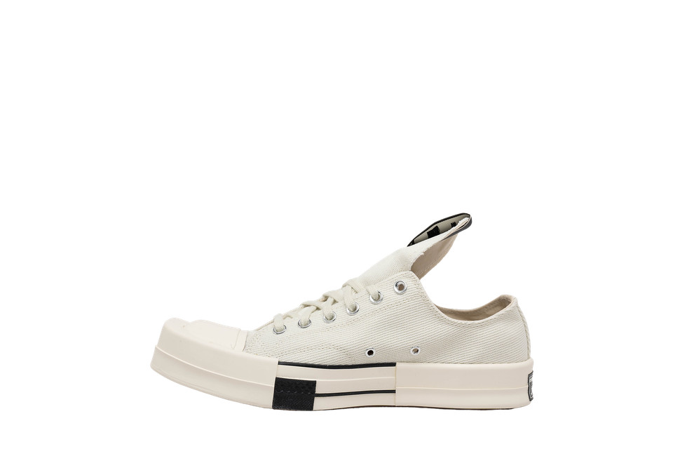 Converse Rick Owens x TURBODRK Chuck 70 Low Lily White for Sale