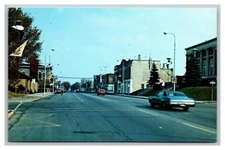 Waupun, WI Wisconsin, Main Street View, 53963, Vintage Chrome Postcard 