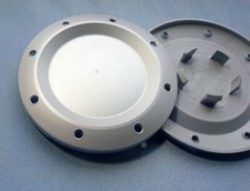 4x Nabenkappen Nabendeckel Felgendeckel 148,0mm 57,5 mm Silber 1220