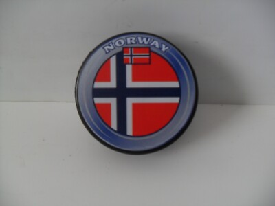 Team Norway Olympic Flag Puck - BRAND NEW! Never Displayed!