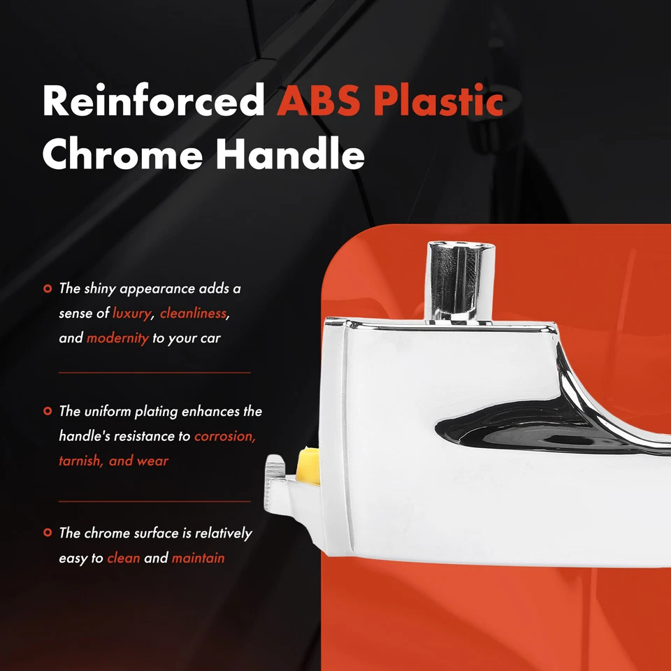 Передняя или задняя хромированная внутренняя дверная ручка со стороны водителя для Jeep Liberty 2008-2012 - Изображение 4 из 4