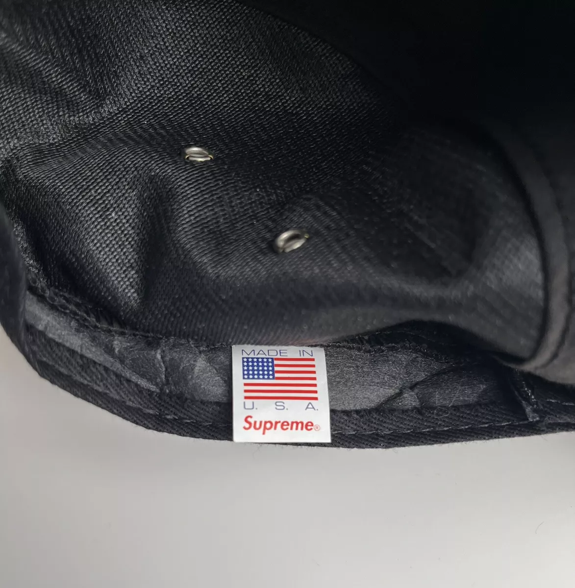 Supreme x Loro Piana - 100% Wool Camp Cap - Black FW13