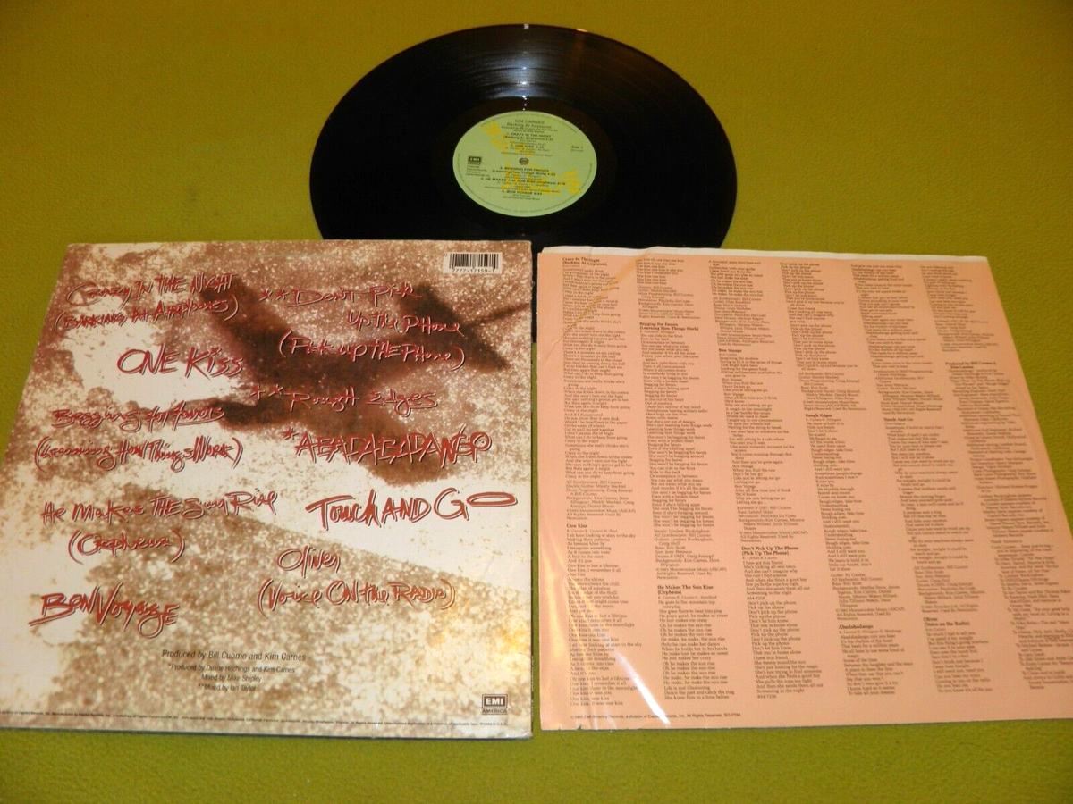 Kim Carnes - Barking At Airplanes - 1985 USA EMI America Press LP