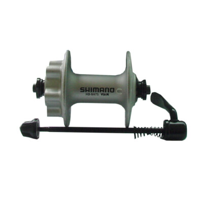 SHIMANO EHBM475BS5 Vorderrad-Nabe ''HB-M475'' Disc 6-Loch, 100 mm, 32 Loch, silber